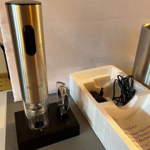 Secura Stainless Steel Wine Bottle Opener and Ice Bucket Set